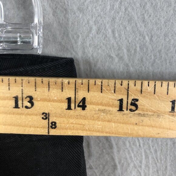 Staud Jeans Womens 27 Black Denim Contrast White Pockets Designer Tapered USA - Picture 5 of 16